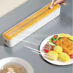 Dispenser Pellicola 2-in-1 – Organizzatore da Cucina con Taglierina