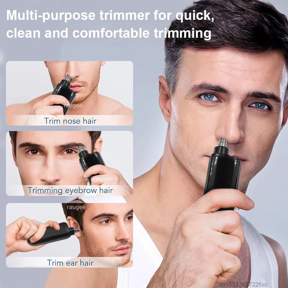 KEAJOR Regolapeli Naso e Orecchie con Display LED – 2 in 1 | Grooming Professionale