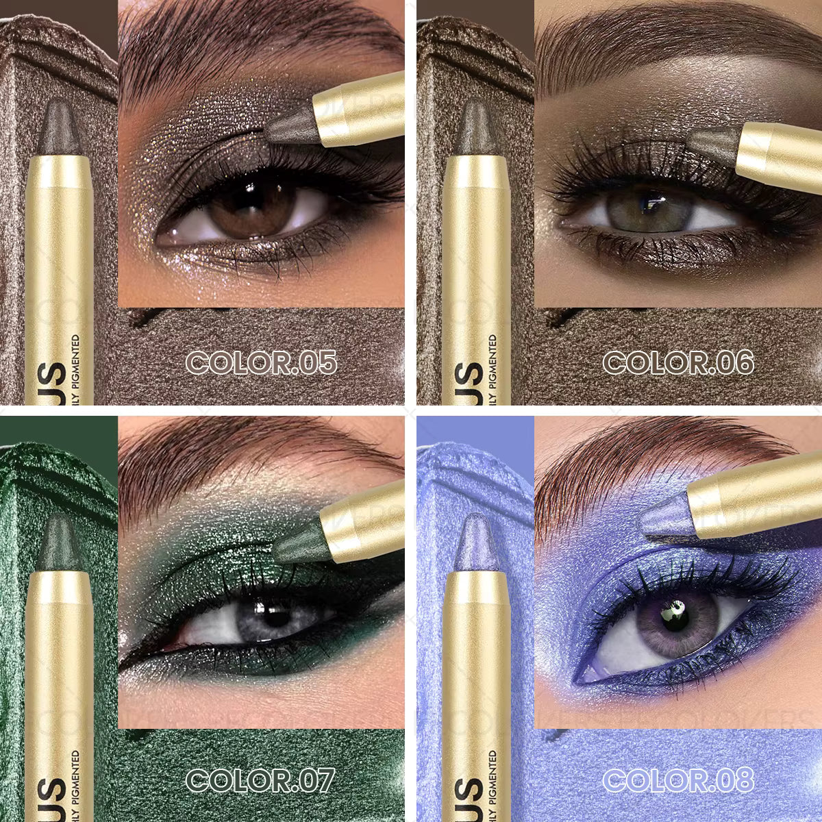 PECOLOVERS Matita Ombretto Metallica – Verde Smeraldo | Smoky Eye Drammatico in 60 Secondi