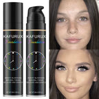 KAFURUX Foundation Coprente – Finish Naturale, Lunga Durata | Copre Imperfezioni e Rughe