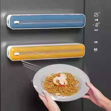 Dispenser Pellicola 2-in-1 – Organizzatore da Cucina con Taglierina