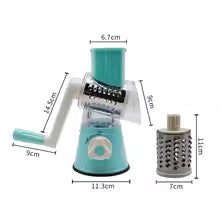 Grattugia Rotante Multifunzione 3-in-1