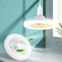 Lampadina Ventilatore LED 2 in 1 – Fresco e Luce con un Solo Attacco | Installazione in 30 Secondi