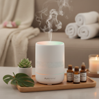 Diffusore di Aromi Ultrasonico AuraHome 500ml – Umidificatore LED 7 Colori