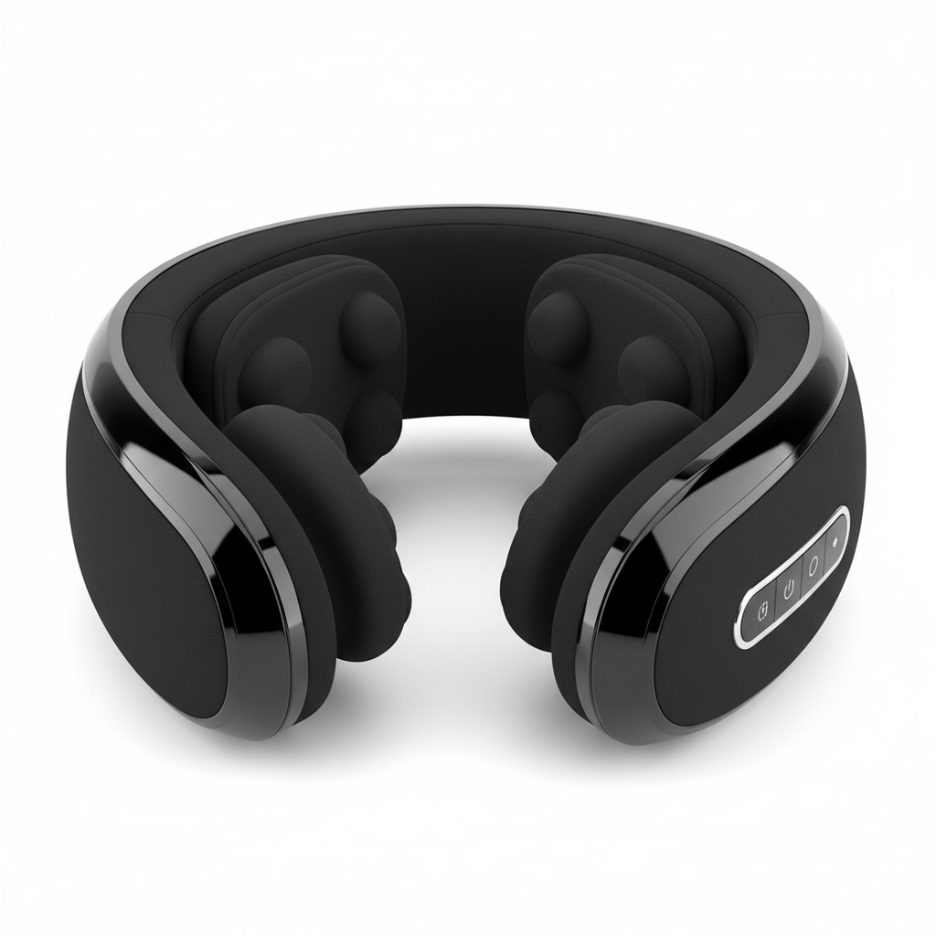 Massaggiatore cervicale elettrico ZenRelax su sfondo bianco