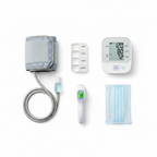 Flat lay kit salute completo