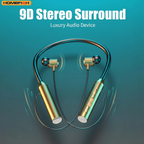 Studio shot cuffie teal su sfondo scuro