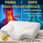 Cuscino Ortopedico Cervicale in Memory Foam