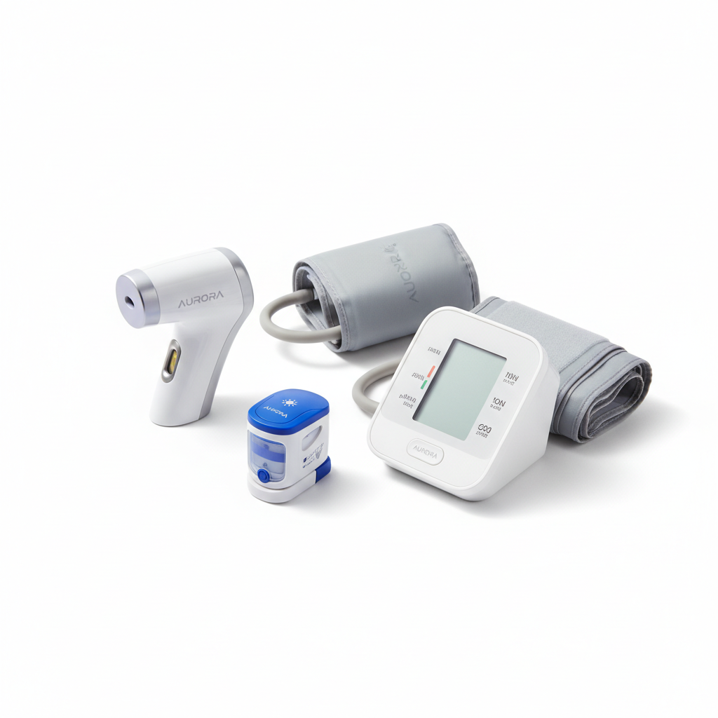 Kit Salute Casa 🏥 – Termometro a Infrarossi + Misuratore di Pressione